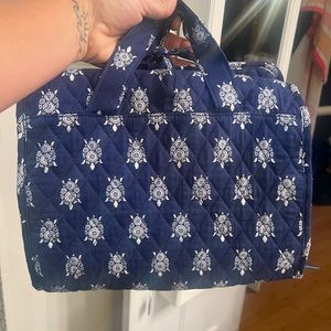 Vera Bradley sea turtle navy travel bag